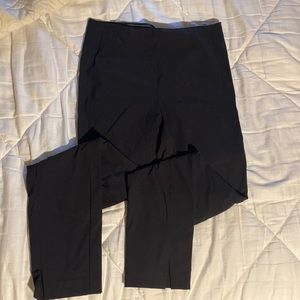Athleta Black Wander Slim Crop Adventure Size 6